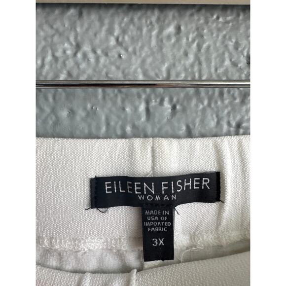 Women's Eileen Fisher Washable Stretch Crepe Cropped Pants size 3X Plus Size - Picture 3 of 7